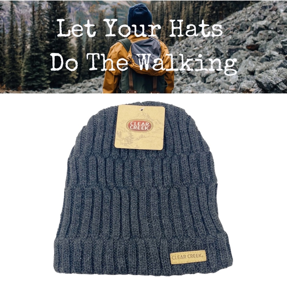 Men's Clear Creek Ribbed Hat With Sherpa Lining